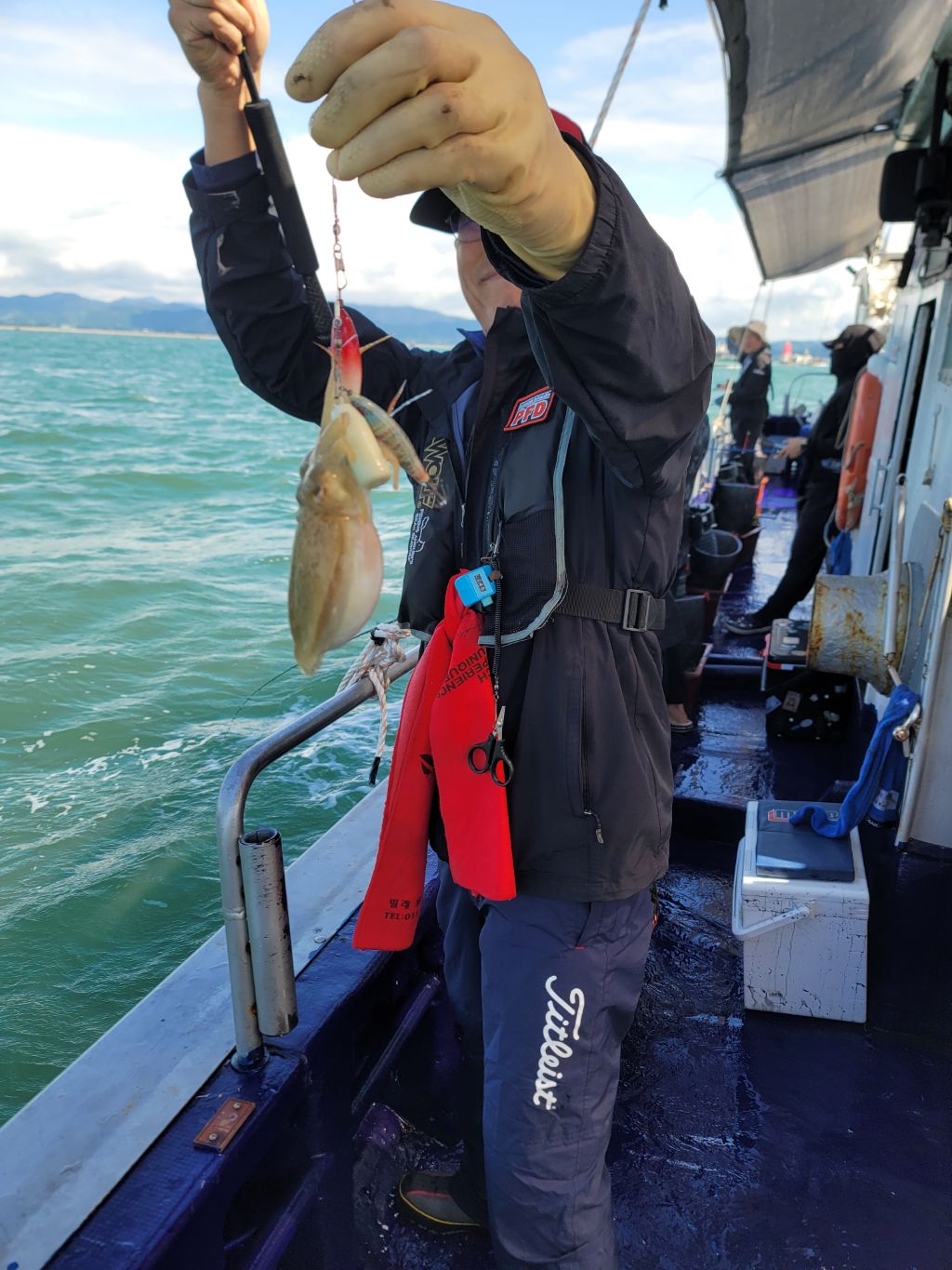 9/20일 우중전속에 거둔 귀한 쭈꾸미 조황